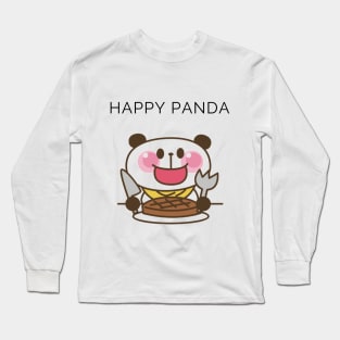 Happy Panda Long Sleeve T-Shirt